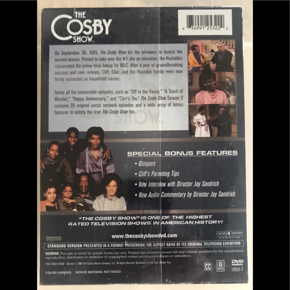 The Cosby Show Season 2 - 4 DVD’s Sealed NIB - Picture 2 of 4